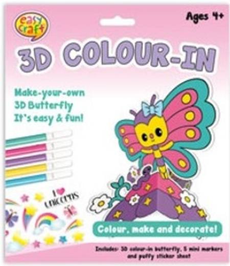 Buy COLOUR IN 3D CHARACTER - 6 ASSORTED STYLES in NZ. 