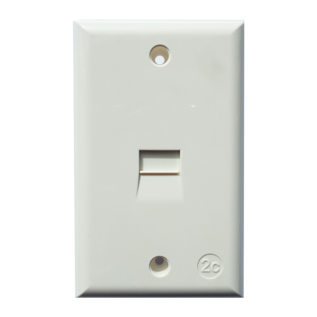 Buy TELEPHONE FLUSH WALL SOCKET 2C CONNECTION* in NZ. 