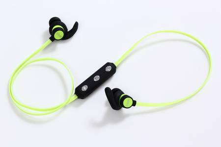 Buy BLUETOOTH SPORTS EARPHONES WITH/VOL CONTROL - BLACK/LIME* in NZ. 