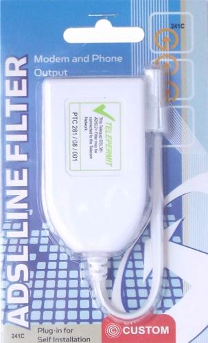 241C - CUSTOM PLUG IN ADSL LINE FILTER