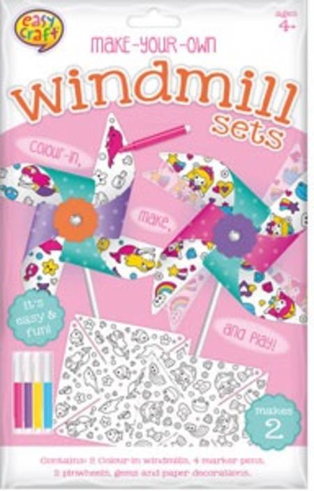 Buy WINDMILL CRAFT KIT 2PK - 4 ASSORTED DESIGNS in NZ. 