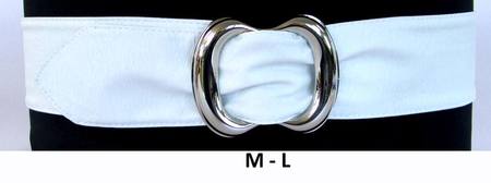DOUBLE SOFT - BELT  WHITE M-L*