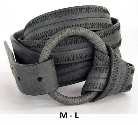RING/WRAP  BELT - CHARCOAL M-L*