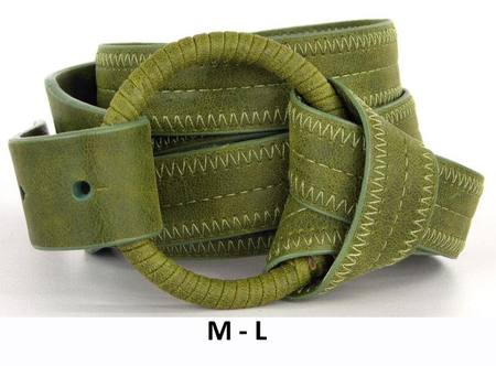 RING/WRAP  BELT - OLIVE M-L*