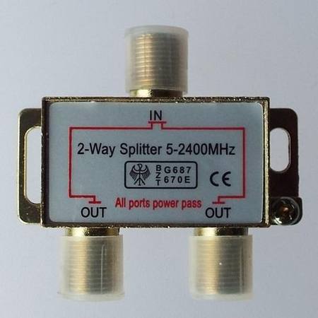 Buy SATELLITE OR AERIAL F TYPE SPLITTER in NZ. 