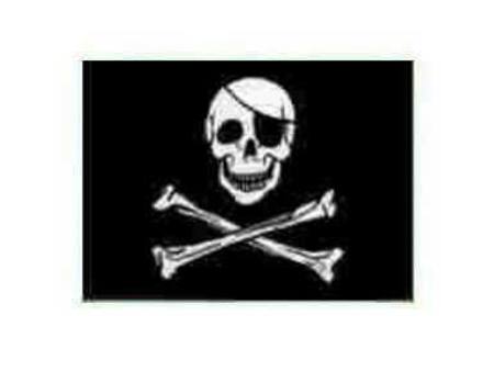 SKULL AND CROSSBONES (JOLLY ROGER) FLAG*