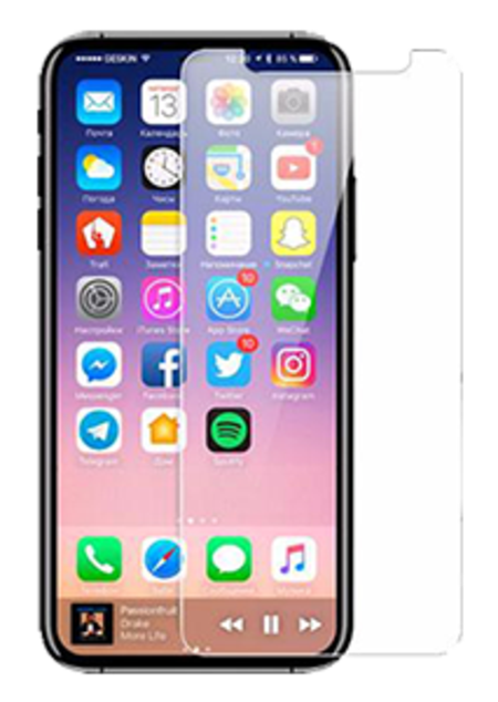 TEMPERED GLASS SCREEN PROTECTOR - iPhone X/XS - CLEAR
