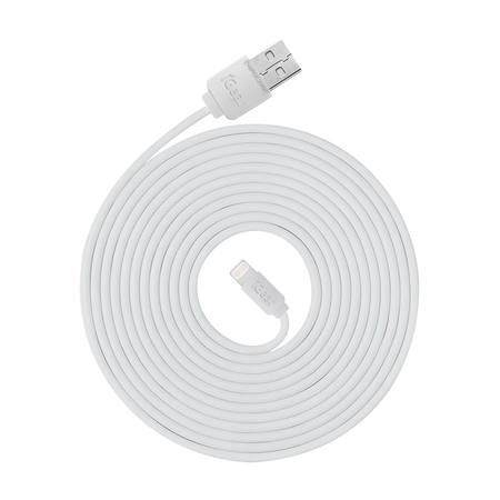 USB TO 8 PIN - SUIT iPhone MODELS 5 to 14 - 3M CABLE - WHITE