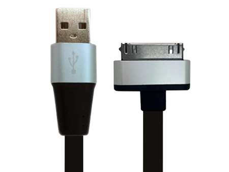 BLACK USB TO 30 PIN - SUIT iPhone 4/4S/iPAD2 - 1M CABLE - NO PACKAGING