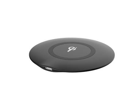 WIRELESS PHONE CHARGER - FLAT - BLACK
