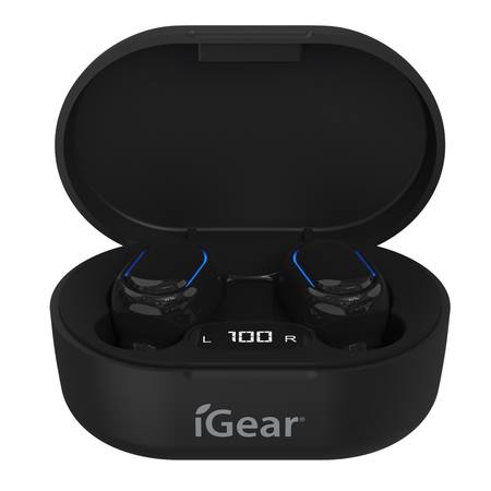 Buy BLUETOOTH WIRELESS EARPHONES WITH CHARGING CASE - BLACK in NZ. 