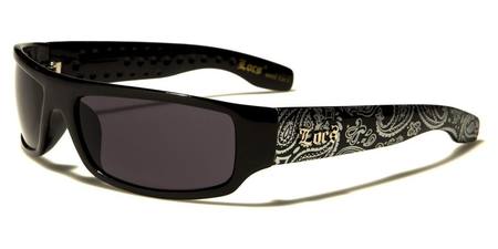 Buy LOCS SUNGLASSES (BANDANA OUTSIDE ARM BLACK) in NZ. 