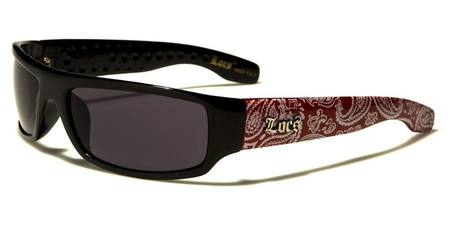 Buy LOCS SUNGLASSES (BANDANA OUTSIDE ARM RED) in NZ. 