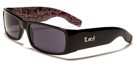 LOCS SUNGLASSES (BANDANA INSIDE ARM RED) +