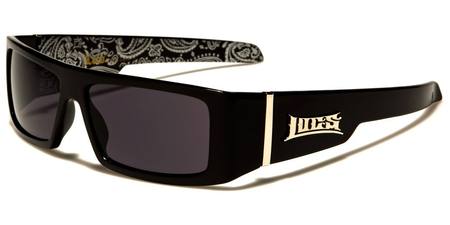 LOCS SUNGLASSES (BANDANA - INSIDE ARM BLACK)