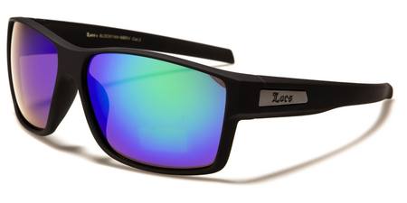 LOCS SUNGLASSES (PURPLE/GREEN LENS)