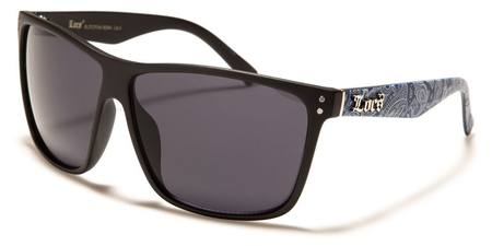 LOCS SUNGLASSES (BANDANA OUTSIDE ARM BLUE)*
