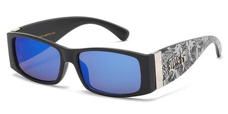 LOCS SUNGLASSES (GRAFFITI BLUE LENS)