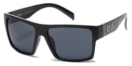 LOCS SUNGLASSES (BANDANA OUTSIDE ARM BLACK)