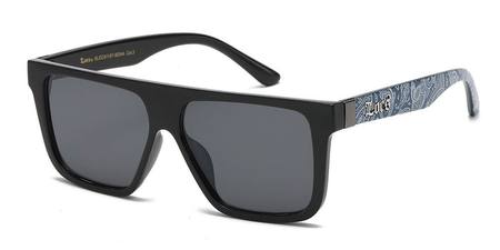 LOCS SUNGLASSES (BANDANA OUTSIDE ARM BLUE)