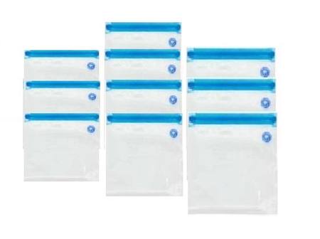 PACK OF 10 BAGS - ASSORTED SIZES