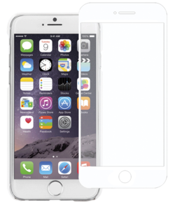 TEMPERED GLASS SCREEN PROTECTOR - iPhone 7 - WHITE*