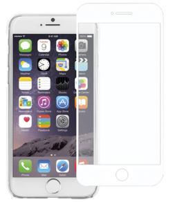 TEMPERED GLASS SCREEN PROTECTOR - iPhone 7 Plus - WHITE*