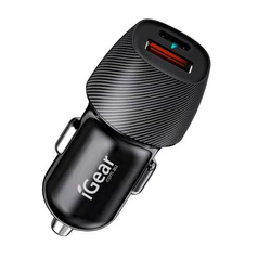 CAR CHARGER - USB-A & USB-C (TYPE C) - PD 20W+QC 3.0