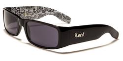 LOCS SUNGLASSES (BANDANA INSIDE ARM WHITE) +