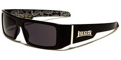 LOCS SUNGLASSES (BANDANA INSIDE ARM BLACK)