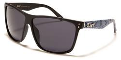 LOCS SUNGLASSES (BANDANA OUTSIDE ARM BLUE)*