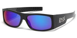 LOCS SUNGLASSES (PURPLE/BLUE LENS)