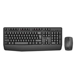 PROMATE Ergonomic Wireless Multimedia Keyboard & Mouse Combo.