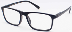 +2.0 STRENGTH READING GLASSES - BLACK FRAME