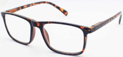 +2.5 STRENGTH READING GLASSES - FULL TORTOISE FRAME